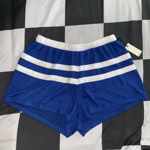 NWT Forever 21 Blue and White Stripped Shorts